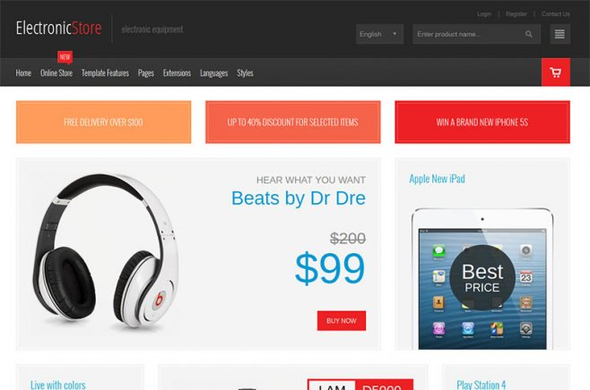 Joomlead Computers And Electronics - Joomla Template