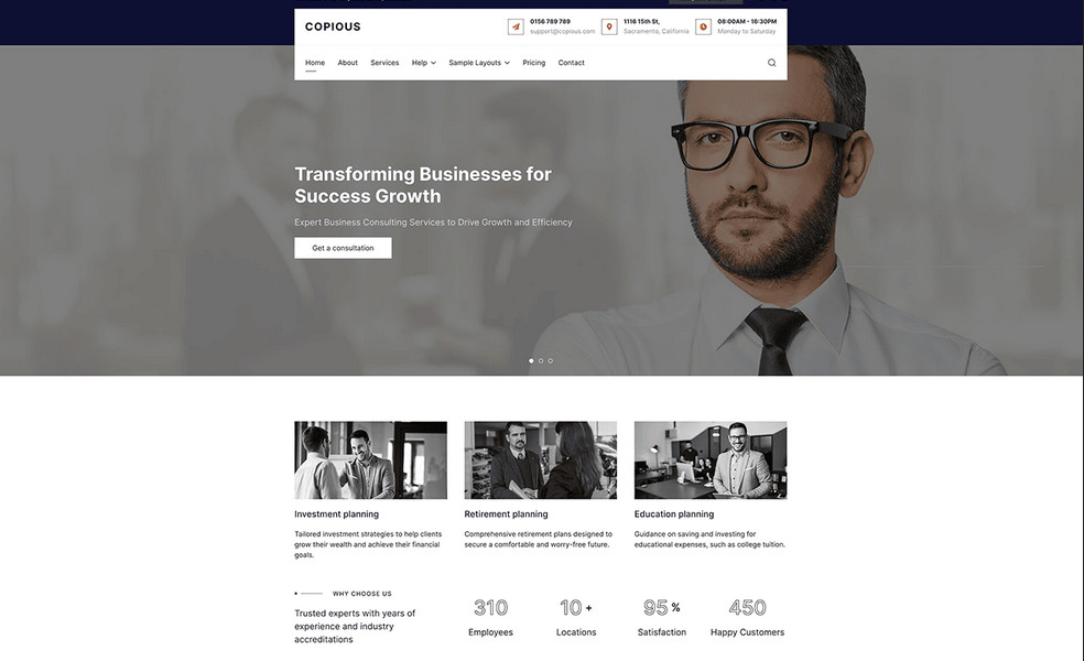 Joomlead Copious - Corporate Joomla Template