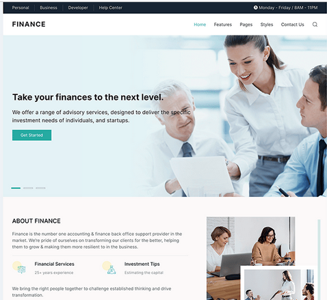 Joomlead Finance - Business And Finance Corporate Joomla Template