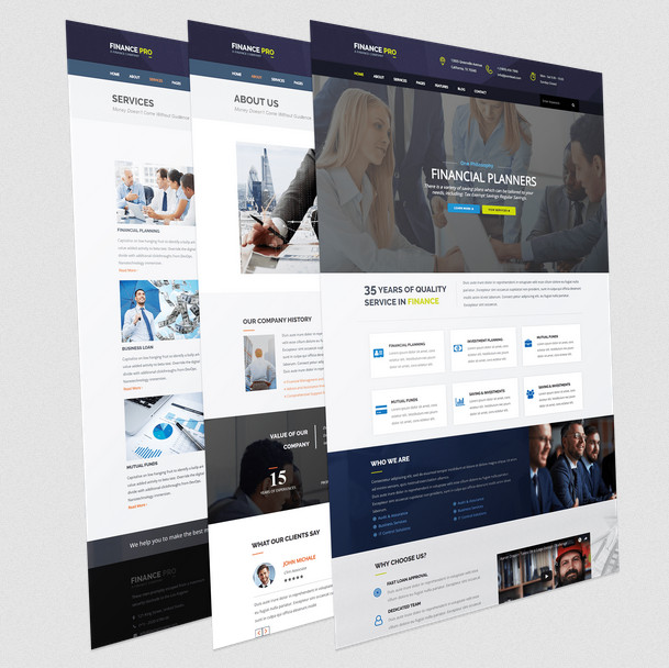 Joomlead Financepro - Finance And Business Joomla Template
