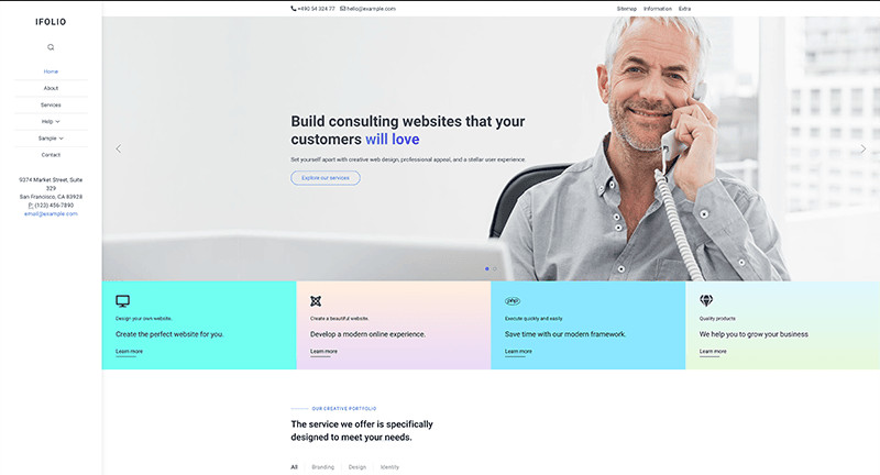 Joomlead Ifolio - Creative Portfolio Joomla Template