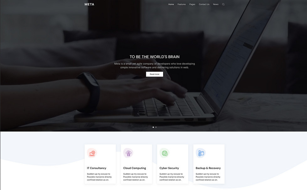 Joomlead Meta - Joomla Template