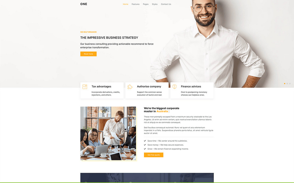 Joomlead One - Responsive Joomla Template For Business