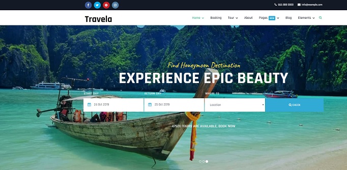 Joomlead Travela - Joomla Templates