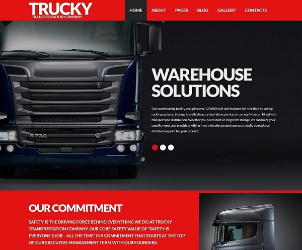 Joomlead Trucky - Joomla Templates