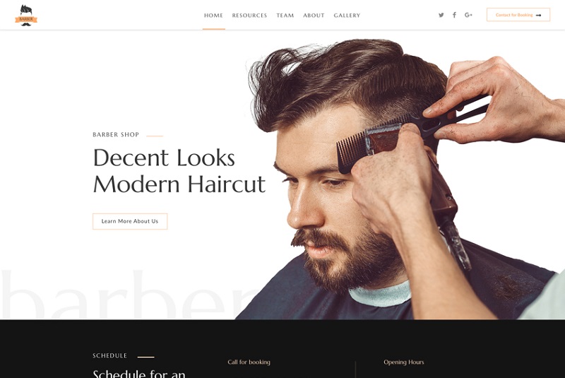 Joomshaper Barber - Joomla Templates