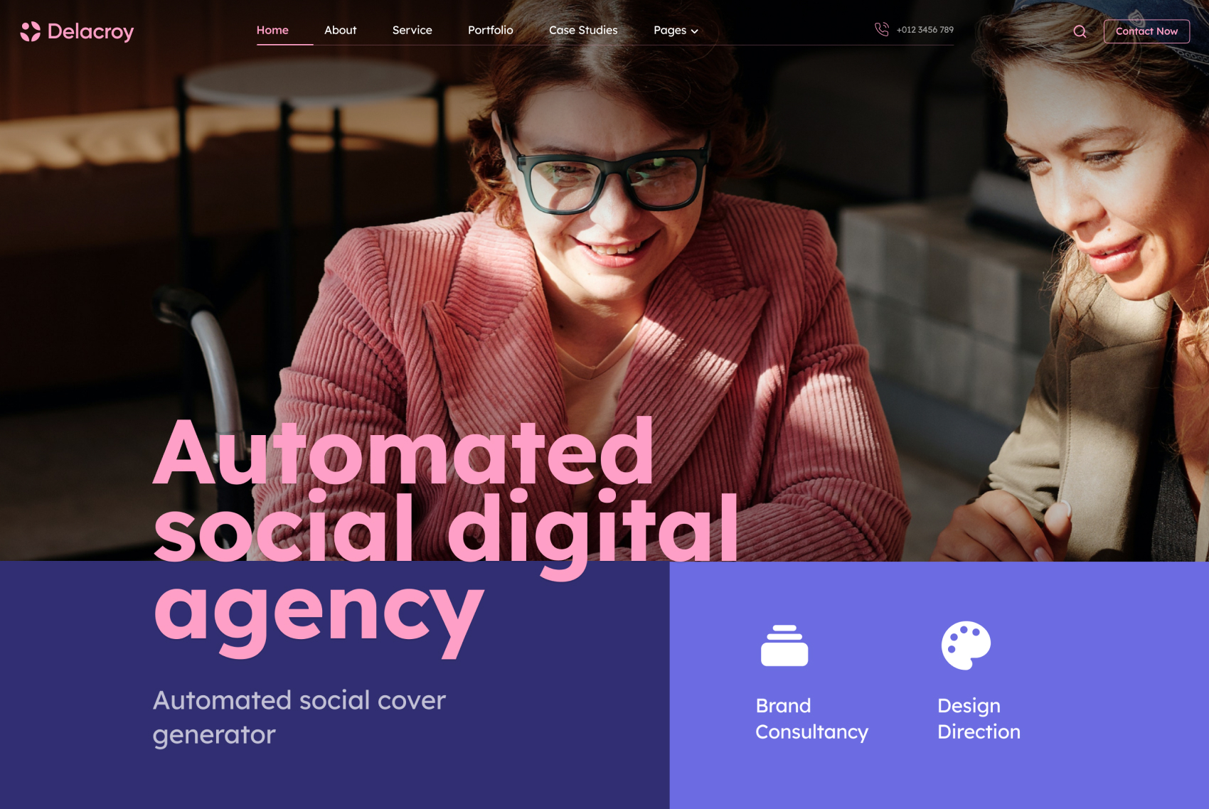 Joomshaper Delacroy - Digital Agency & Multipurpose Joomla Template