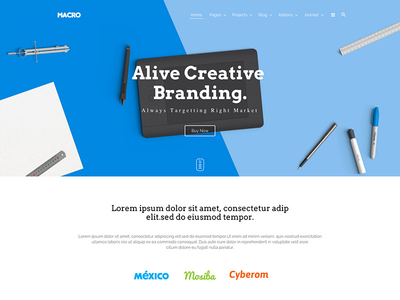 Joomshaper Macro - Joomla Template