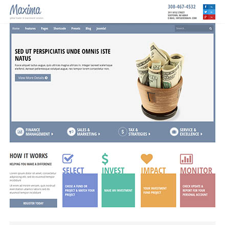 Joomshaper Maxima - Joomla Template