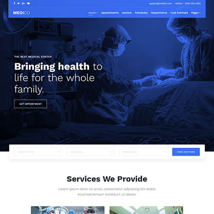 Joomshaper Medico - Joomla Template