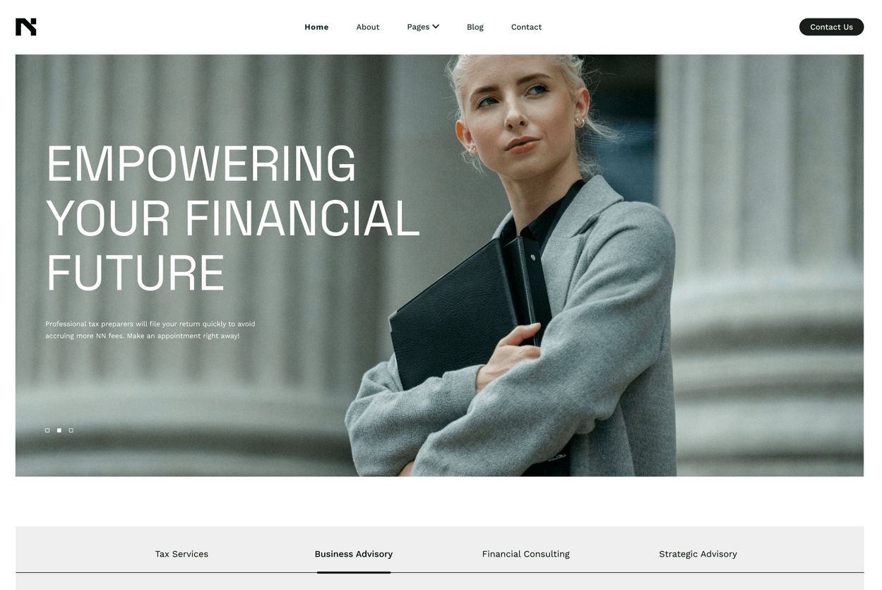 Joomshaper Nestfund - A Sleek And Professional Joomla Template For Service Firms