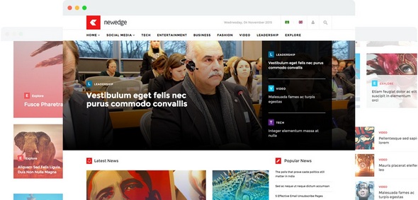 Joomshaper Newedge - Joomla Template