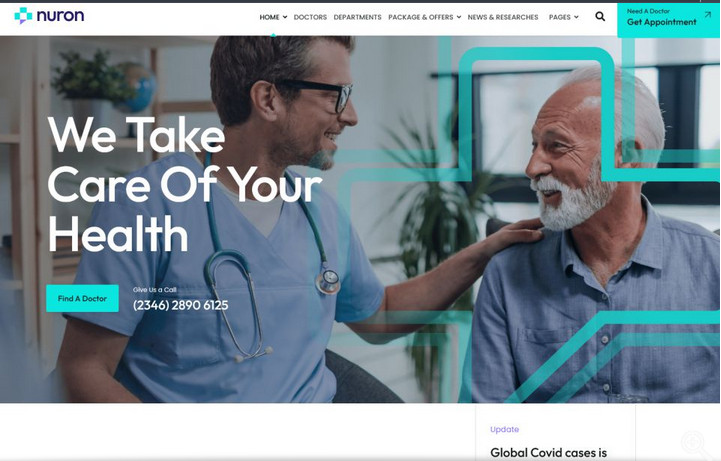 Joomshaper Nuron - Multipurpose Joomla Medical & Healthcare Template