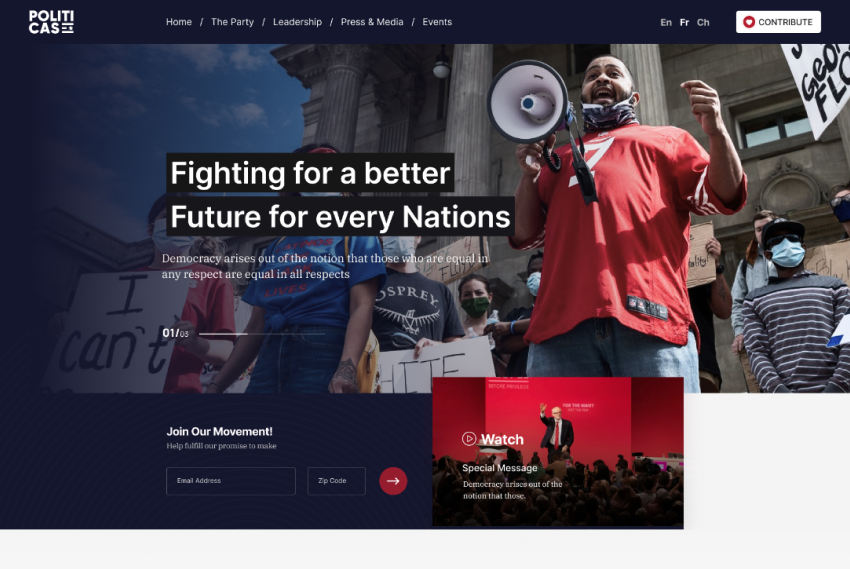 Joomshaper Politicas - Joomla Templates