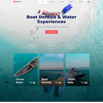 Joomshaper Rental - Joomla Template