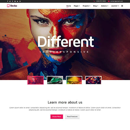 Joomshaper Revibe - Joomla Template