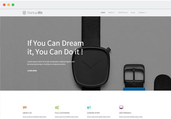 Joomshaper Startup Biz - Joomla Template