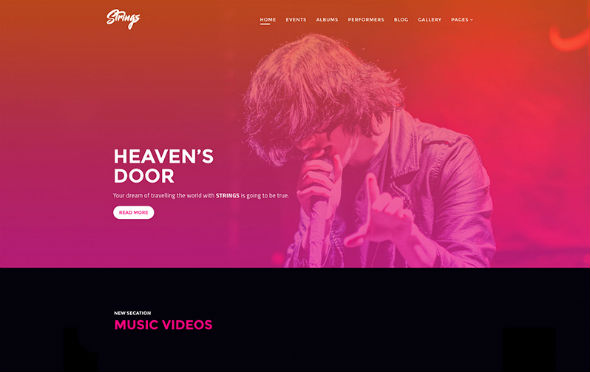 Joomshaper Strings - Joomla Template