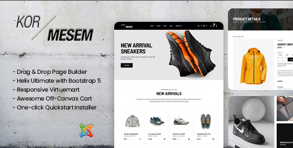 Kormesem - Apparel Online Store Virtuemart Joomla Template
