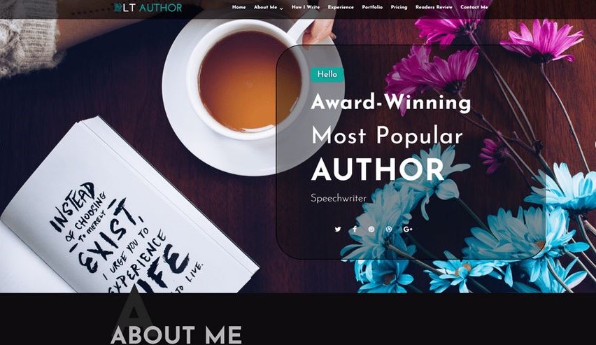 Lttheme Author - Joomla Template