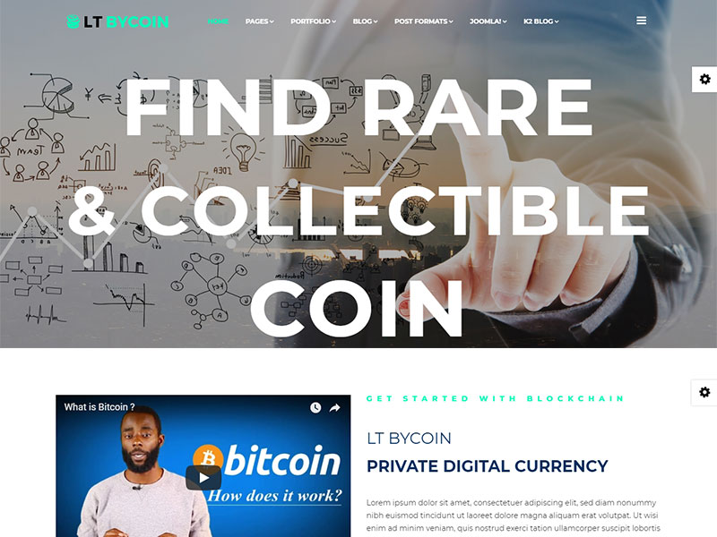 Lttheme Bycoin - Joomla Template