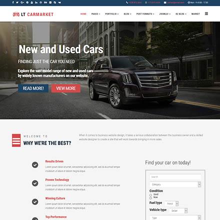 Lttheme Carmarket - Joomla Template