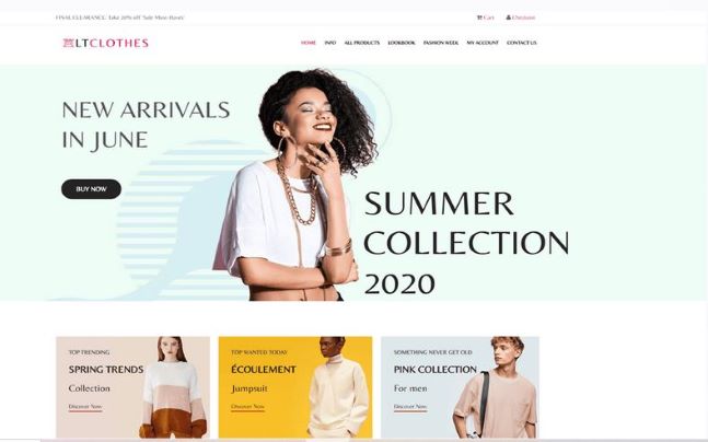 Lttheme Clothes - Joomla Template