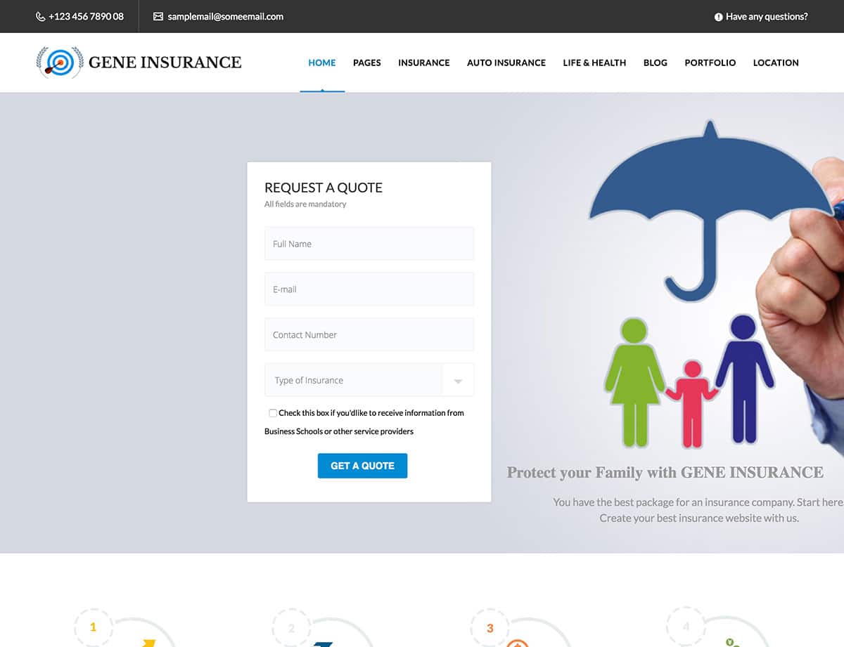 Lttheme Insurance - Joomla Template