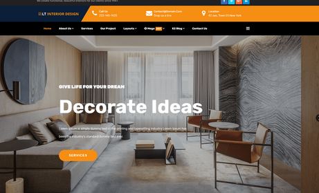 Lttheme Interior Design - Premium Joomla Interior Design Template