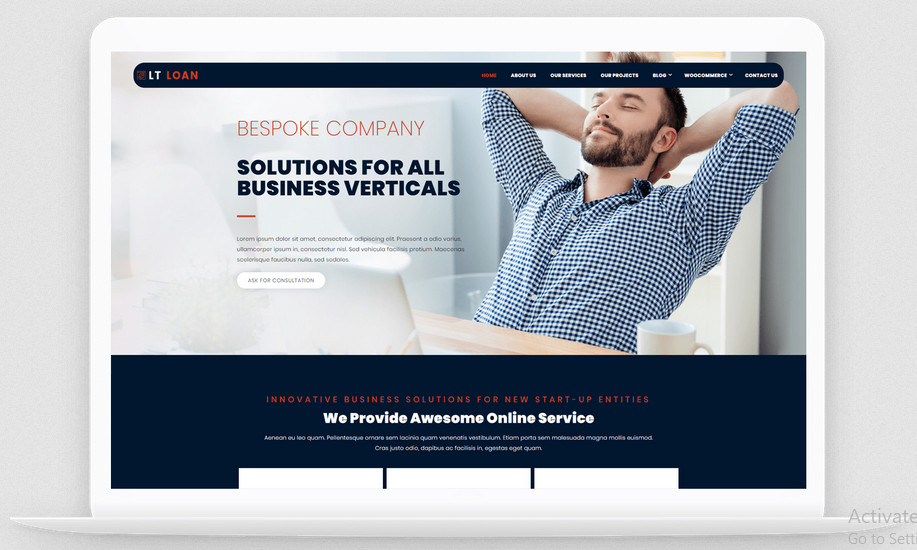 Lttheme Loan - Joomla Template