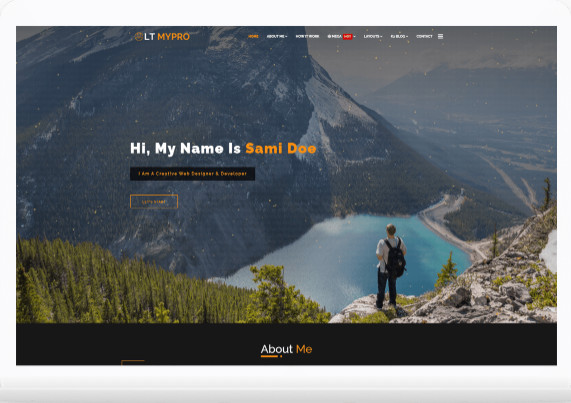 Lttheme Mypro - Portfolio Premium Joomla Template