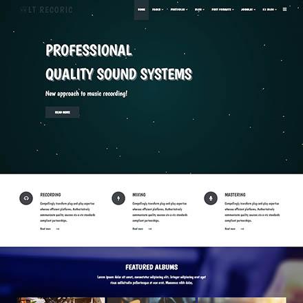 Lttheme Recoric - Joomla Template