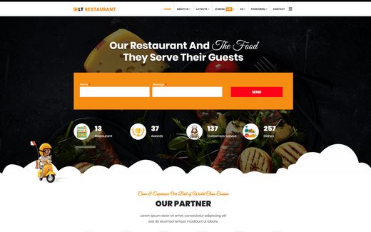 Lttheme Restaurant - Premium Food Store Wordpress Theme