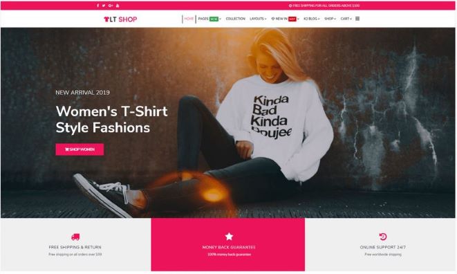 Lttheme Shop - Joomla Template