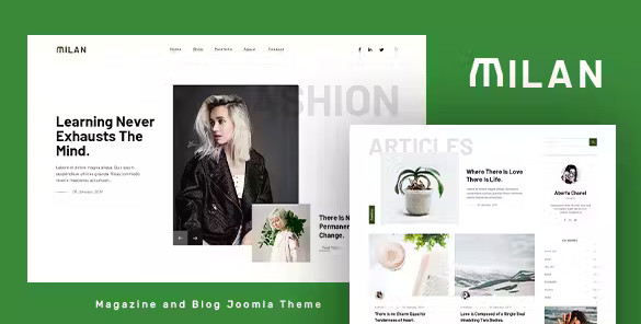 Milan - Blog And Magazine Joomla Theme