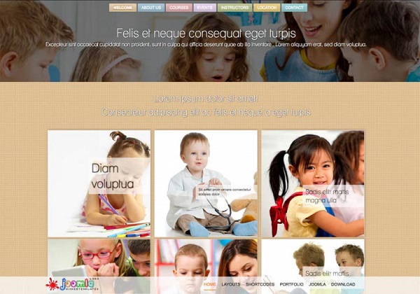 Mixwebtemplates Joomla146 - School And Kindergarten Joomla Template