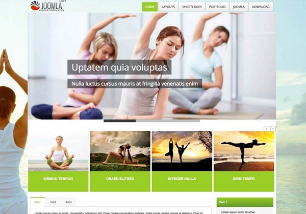 Mixwebtemplates Joomla148 - Yoga Studio Joomla Template