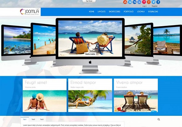 Mixwebtemplates Joomla152 - Travel Joomla Template