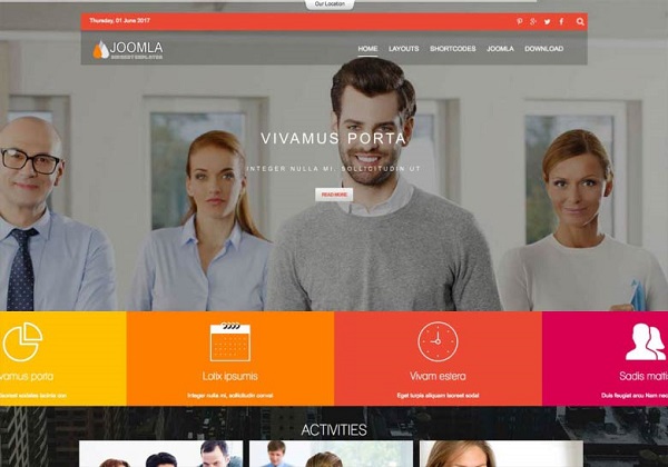 Mixwebtemplates Joomla153 - Creative Agency Joomla Template