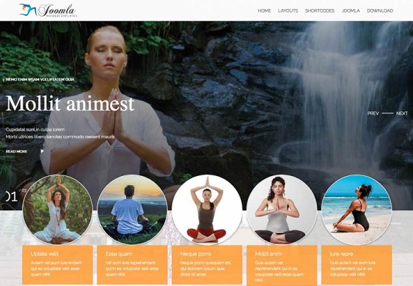 Mixwebtemplates Joomla181 - Meditation Yoga Joomla Template