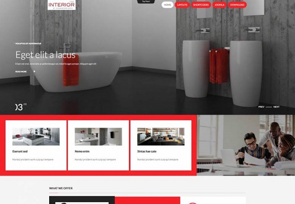 Mixwebtemplates Joomla186 - Interior Design Joomla Template