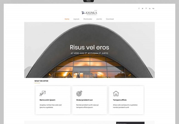 Mixwebtemplates Joomla187 - Engineering & Architecture Joomla Template
