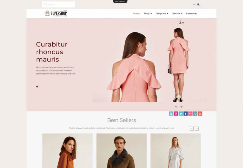 Mixwebtemplates Joomla190 - Ecommerce Joomla Template