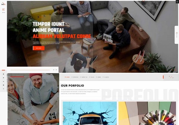 Mixwebtemplates Joomla192 - Creative Ajax Portfolio Joomla Template