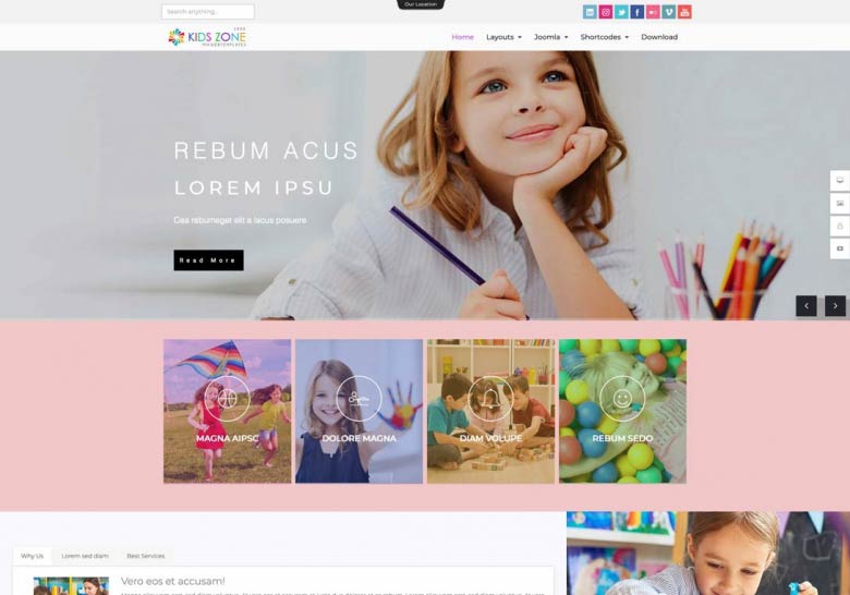 Mixwebtemplates Joomla193 - Kindergarten Joomla Template