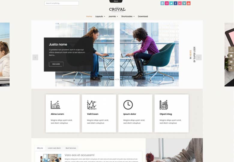 Mixwebtemplates Joomla195 - Startup Agency Joomla Template