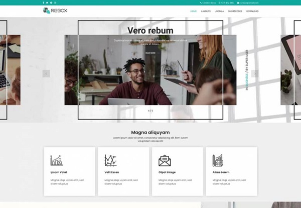 Mixwebtemplates Joomla197 - Consulting Business Joomla Template