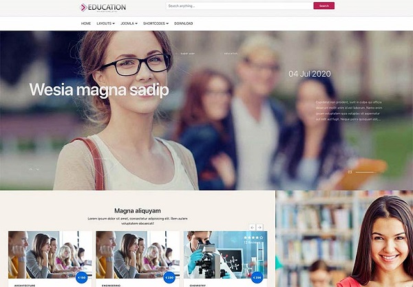 Mixwebtemplates Joomla205 - Education Joomla Template