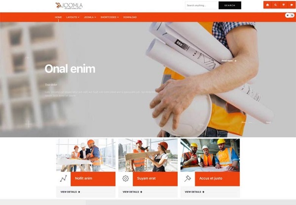Mixwebtemplates Joomla219 - Construction Joomla Theme