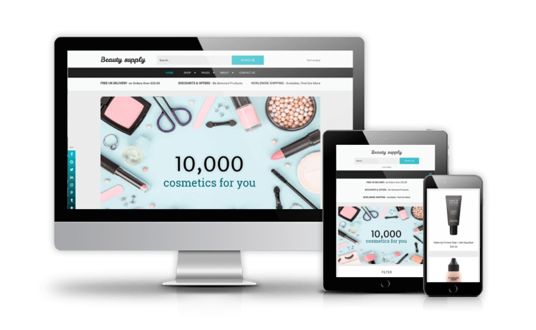Ordasoft Beauty Supply - Ecommerce Joomla Template